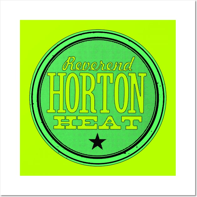 Reverend Horton Heat (Colour) Wall Art by CosmicAngerDesign